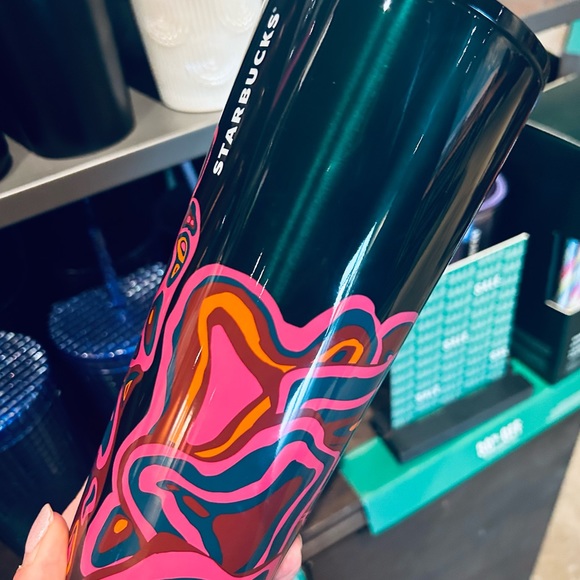 Starbucks Swirl Stainless Steel Cup Ombré High Gloss Tumbler Venti 24oz New 2023 - Picture 11 of 11